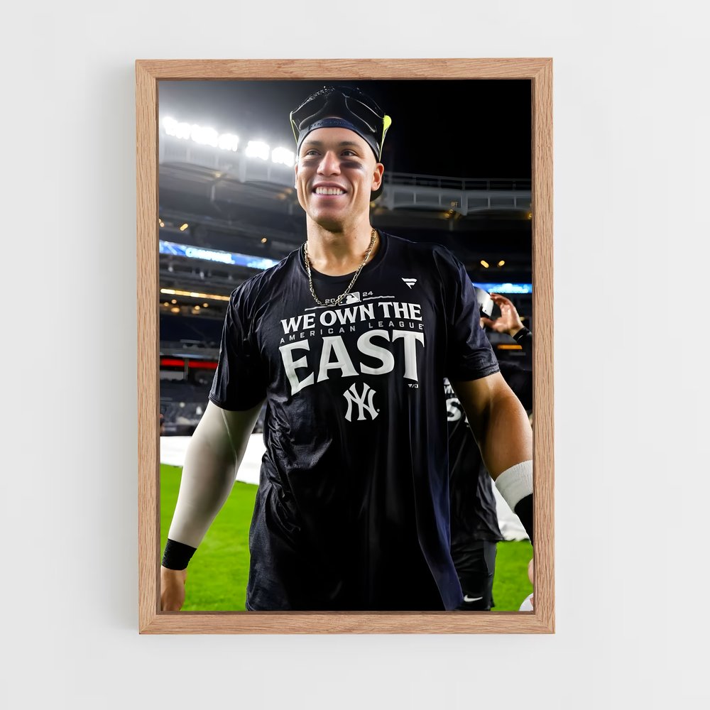Poster Aaron judge frappe – affiche Baseball (vue 4)